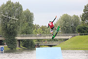 Wakeboarden auf dem Olympiasee im Sommer 2011 (&copy;Foto: MartiN Schmitz)
